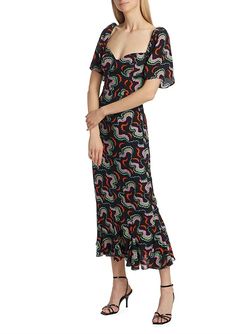 Style 1-3016326865-1901 RHODE Black Size 6 Polyester Cocktail Dress on Queenly