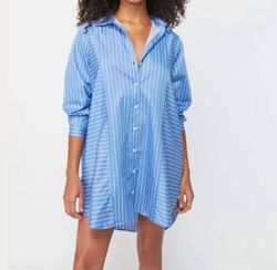 Style 1-3330522645-149 Nation LTD Blue Size 12 Sleeves Cocktail Dress on Queenly