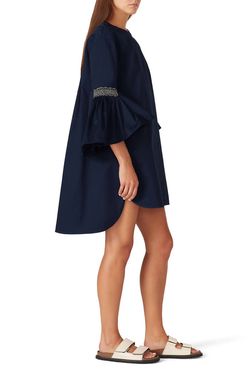 Style 1-3570762565-1901-1 Teija Blue Size 6 Mini Cocktail Dress on Queenly