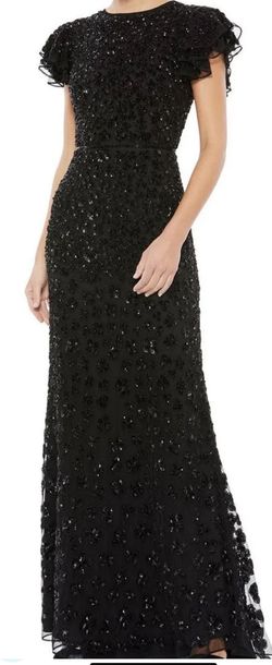 Style 10748 Mac Duggal Black Size 8 50 Off Floor Length High Neck A-line Dress on Queenly