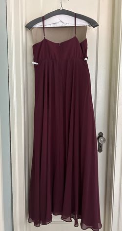 Birdy Grey Purple Size 12 Short Height Floor Length Plus Size Straight Dress on Queenly