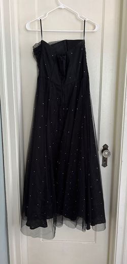 Scott Mclintock Black Size 8 Jersey Short Height Military A-line Dress on Queenly
