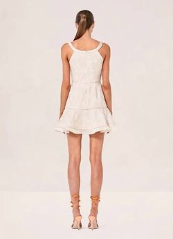 Style 1-3955543342-892 ALEXIS White Size 8 Mini Polyester Bridal Shower Cocktail Dress on Queenly