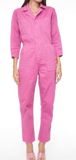 Style 1-4126587958-70 PISTOLA Pink Size 0 Barbiecore Jumpsuit Dress on Queenly