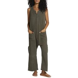 Style 1-506274336-74 NSF Green Size 4 Free Shipping Pockets Tall Height Jumpsuit Dress on Queenly