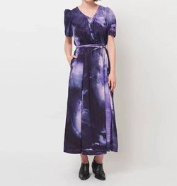 Style 1-511652272-95 Raquel Allegra Purple Size 2 Sleeves Free Shipping Tall Height Straight Dress on Queenly