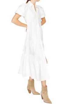 Style 1-546231741-149 Brochu Walker White Size 12 Tall Height Polyester Bridal Shower Cocktail Dress on Queenly