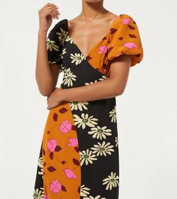 Style 1-642541517-425 RHODE Orange Size 8 Tall Height V Neck Cocktail Dress on Queenly