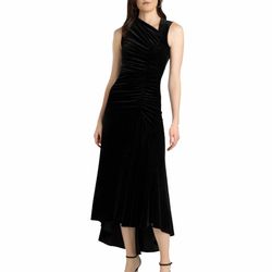 Style 1-964352348-1498 Shoshanna Black Size 4 Free Shipping Spandex Flare Straight Dress on Queenly