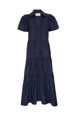 Style 1-977677605-74 Brochu Walker Blue Size 4 Free Shipping Sleeves Navy Cocktail Dress on Queenly