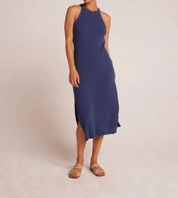 Style 1-1077554746-149 Bella Dahl Blue Size 12 Navy Cocktail Dress on Queenly