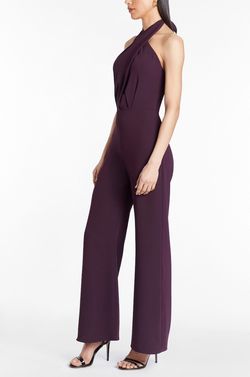 Style 1-1126335445-892 Amanda Uprichard Purple Size 8 Polyester Free Shipping Jumpsuit Dress on Queenly