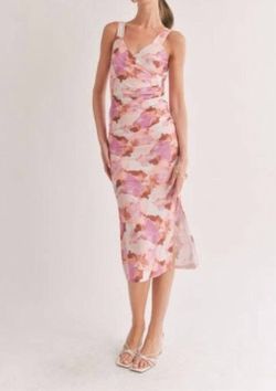Style 1-1249511293-149 SAGE THE LABEL Pink Size 12 Free Shipping Polyester Tall Height Cocktail Dress on Queenly