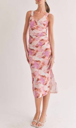 Style 1-1249511293-70 SAGE THE LABEL Pink Size 0 Polyester Spandex Cocktail Dress on Queenly