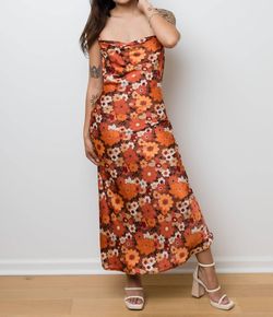 Style 1-1325139085-149 LE LIS Orange Size 12 Print Straight Dress on Queenly