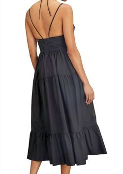 Style 1-1352715935-425 Ulla Johnson Black Size 8 A-line Tall Height Cocktail Dress on Queenly