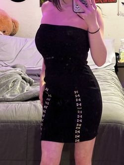 better be Black Size 8 Mini Nightclub Short Height Cocktail Dress on Queenly