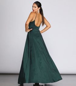 Windsor Green Size 10 Side slit Dress on Queenly