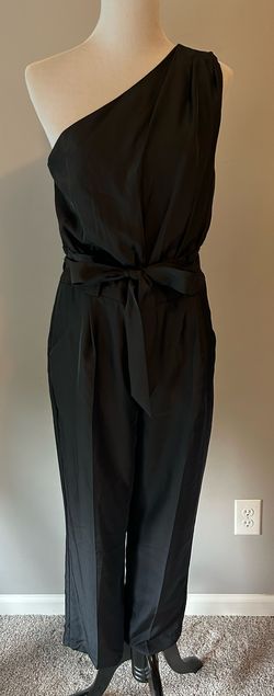 Express Black Size 8 Floor Length Jumpsuit Dress on Queenly