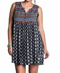 Style 1-1757944947-611 umgee Blue Size 16 Sorority Sorority Rush Plus Size Casual Cocktail Dress on Queenly