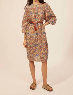 Style 1-1760041095-74 Antik Batik Orange Size 4 1-1760041095-74 Print Sleeves Pockets Cocktail Dress on Queenly