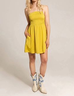 Style 1-1826743277-149 saltwater LUXE Yellow Size 12 Spaghetti Strap Sorority Rush Cocktail Dress on Queenly