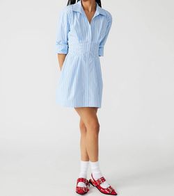 Style 1-2093021773-149 STEVE MADDEN Blue Size 12 Polyester Cocktail Dress on Queenly