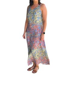 Style 1-2177547414-149 CHARLIE B Yellow Size 12 Plus Size Straight Dress on Queenly