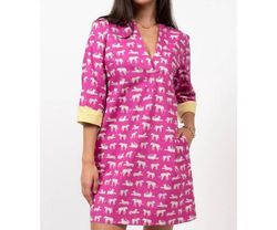 Style 1-2562367717-892 Uncle Frank Pink Size 8 Sleeves Summer Print Mini Cocktail Dress on Queenly