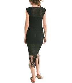 Style 1-2638100036-149 SAGE THE LABEL Black Size 12 Polyester Free Shipping Tall Height Cocktail Dress on Queenly
