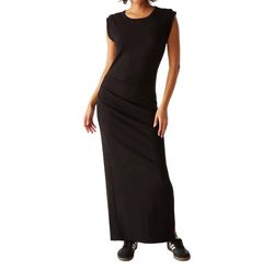 Style 1-2652002741-149 Michael Stars Black Size 12 Side Slit Spandex Straight Dress on Queenly