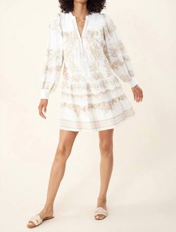 Style 1-2684208243-892 HALE BOB White Size 8 Long Sleeve Cocktail Dress on Queenly