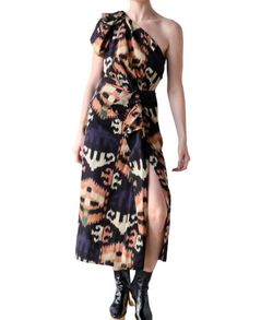 Style 1-2733951423-1498 Ulla Johnson Black Tie Size 4 Free Shipping Tall Height Straight Dress on Queenly