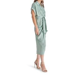Style 1-2885729926-1498 STEVE MADDEN Green Size 4 Tall Height Cocktail Dress on Queenly
