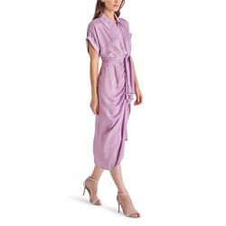 Style 1-288835443-1498 STEVE MADDEN Purple Size 4 Lavender Free Shipping Cocktail Dress on Queenly