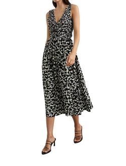 Style 1-3088945998-149 Rails Black Size 12 Print V Neck Tall Height Cocktail Dress on Queenly