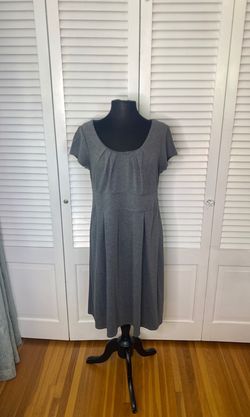 Merona Gray Size 16 Jersey Midi Cocktail Dress on Queenly