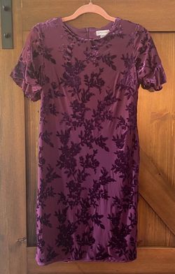 Calvin Klein Purple Size 6 Prom Swoop Cocktail Dress on Queenly