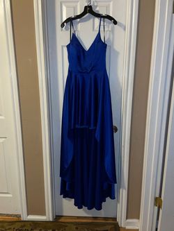 Style QY50R207 B. Darlin Blue Girls Size A-line Dress on Queenly