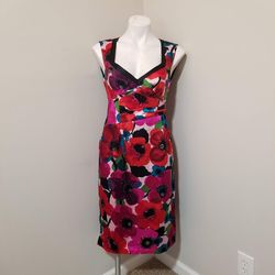 Style Gin Sling Nanette Lepore Multicolor Size 6 Jersey Gin Sling Cocktail Dress on Queenly