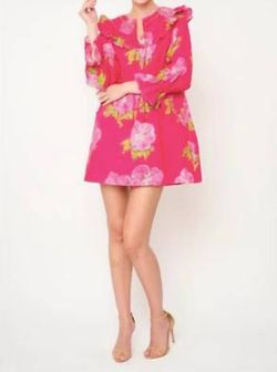 Style 1-3392546868-149 Flora Bea Pink Size 12 Mini Sleeves Free Shipping Tall Height Cocktail Dress on Queenly