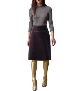 Style 1-3414652887-649 MARIE SAINT PIERRE Gray Size 2 Long Sleeve Polyester A-line Cocktail Dress on Queenly