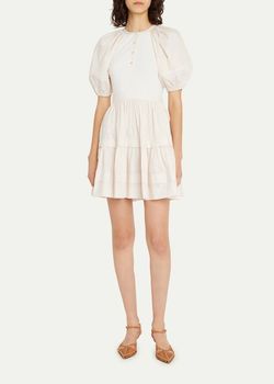 Style 1-3422847246-1901 Ulla Johnson White Size 6 Flare Cocktail Dress on Queenly