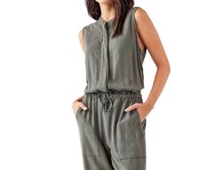 Style 1-3968588689-149 Splendid Green Size 12 Olive Plus Size Jumpsuit Dress on Queenly