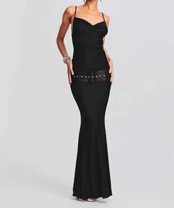 Style 1-4086899590-70 RETROFETE Black Size 0 Military Belt Straight Dress on Queenly