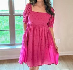 Style 1-414677222-149 Easel Pink Size 12 Plus Size Magenta Cocktail Dress on Queenly
