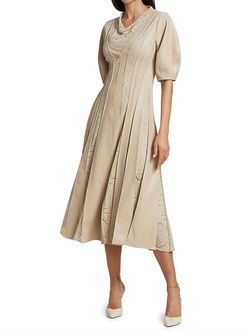 Style 1-510222356-1901 JONATHAN SIMKHAI Nude Size 6 Polyester Sleeves Cocktail Dress on Queenly