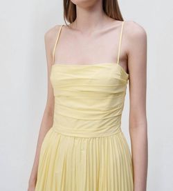 Style 1-595155341-1498 JONATHAN SIMKHAI Yellow Size 4 Tall Height Cocktail Dress on Queenly