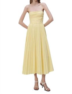 Style 1-595155341-1498 JONATHAN SIMKHAI Yellow Size 4 Polyester Tall Height Cocktail Dress on Queenly