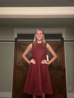 Calvin Klein Red Size 6 Semi Formal Cocktail Dress on Queenly